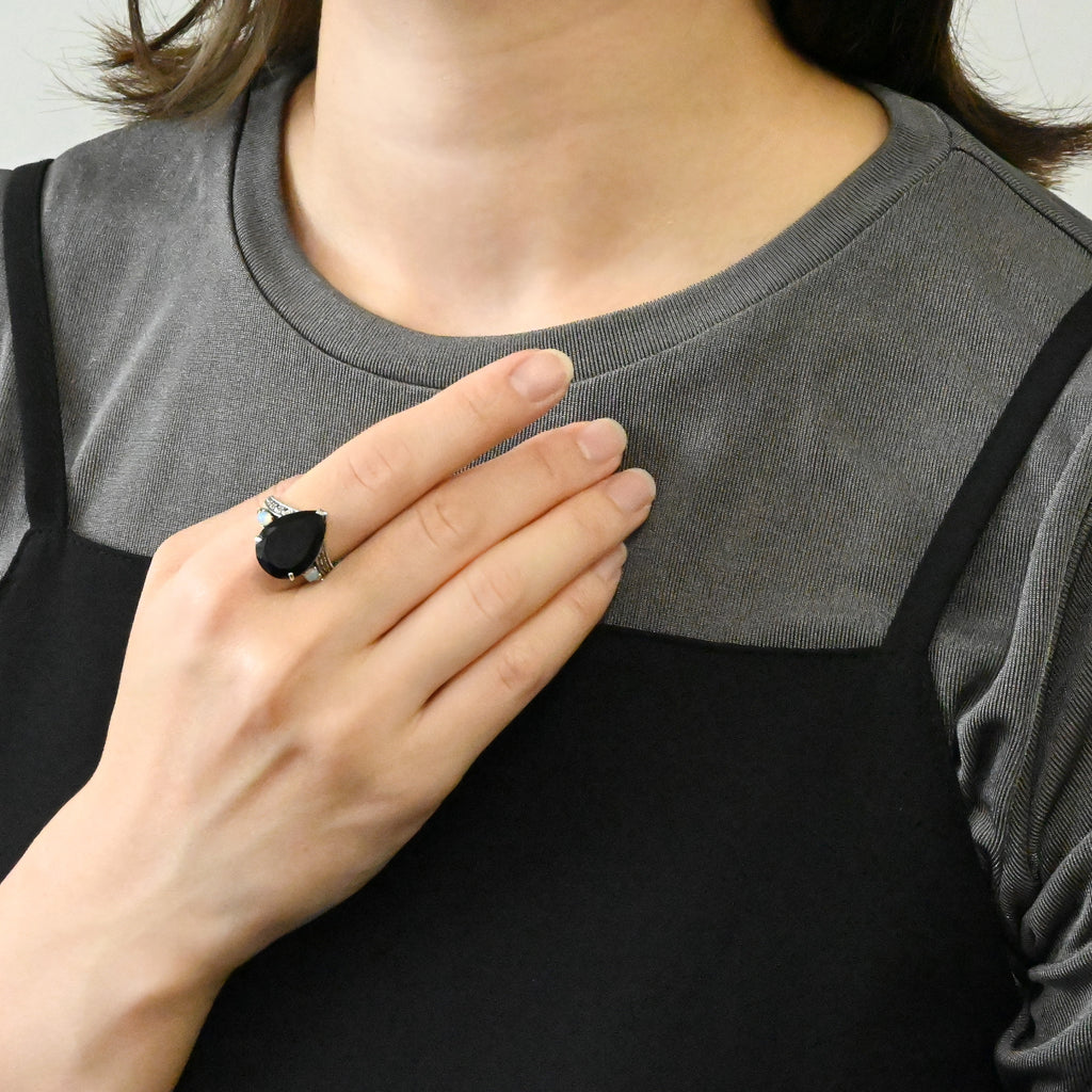 SV オパール＆オニキス リング – 碌山ショップ