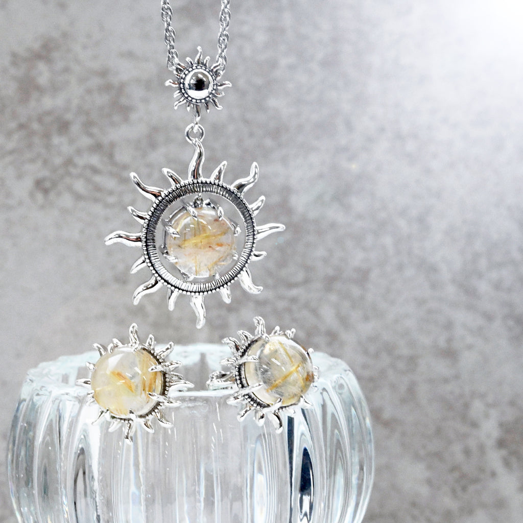 SV ルチルクォーツ 太陽のペンダント – 碌山ショップ