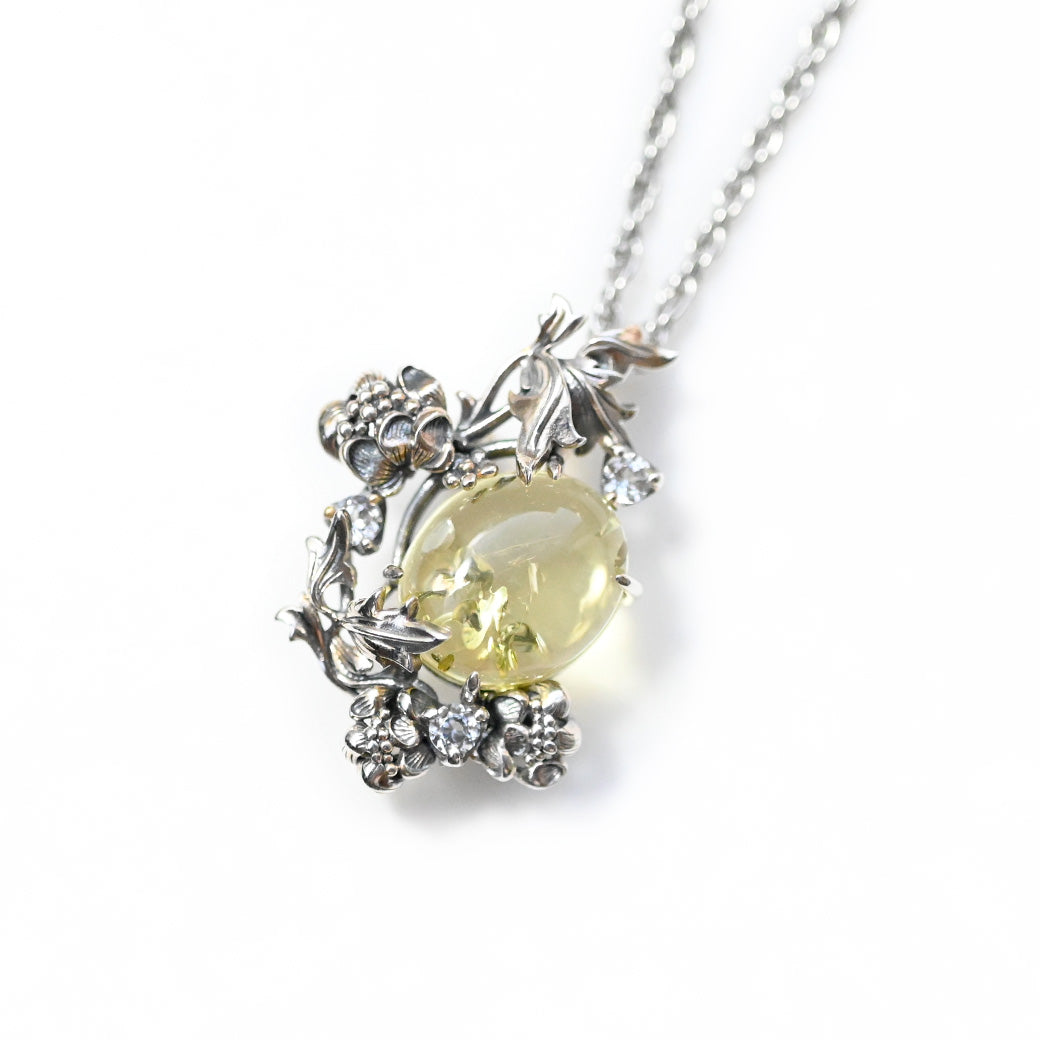 碌山 ROKUZAN ロクザン スモーキークォーツ　ネックレス 天然石 スモーキークォーツ ネックレス ドロップ レディース