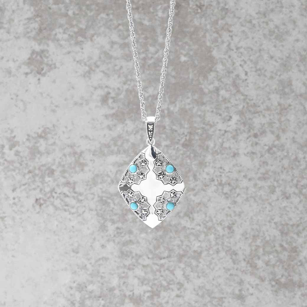 廃盤品】SV ターコイズ ミレイラ ペンダント – 碌山ショップ