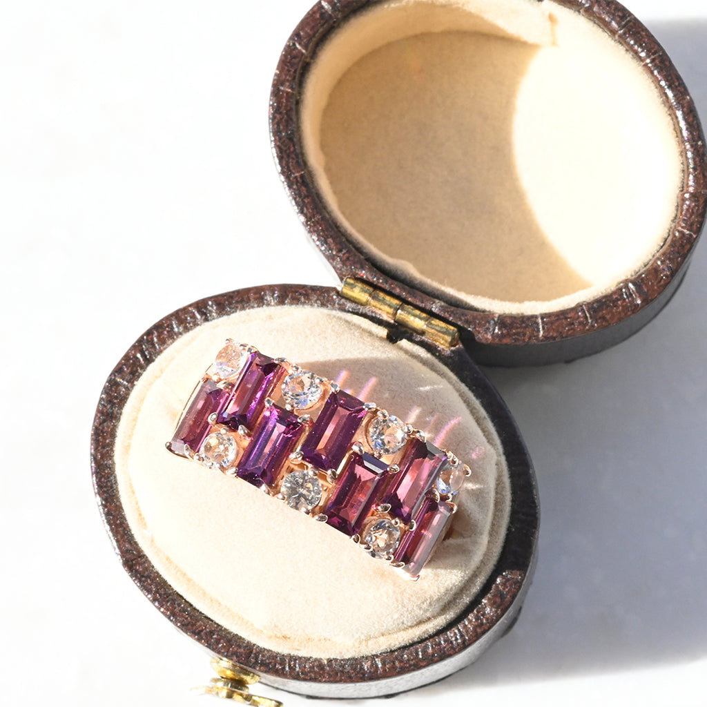 9/28 24時まで値下げ❣️【13号】PT950グレープガーネットリング 商品詳細 ｜ JEWELRY SQUARE