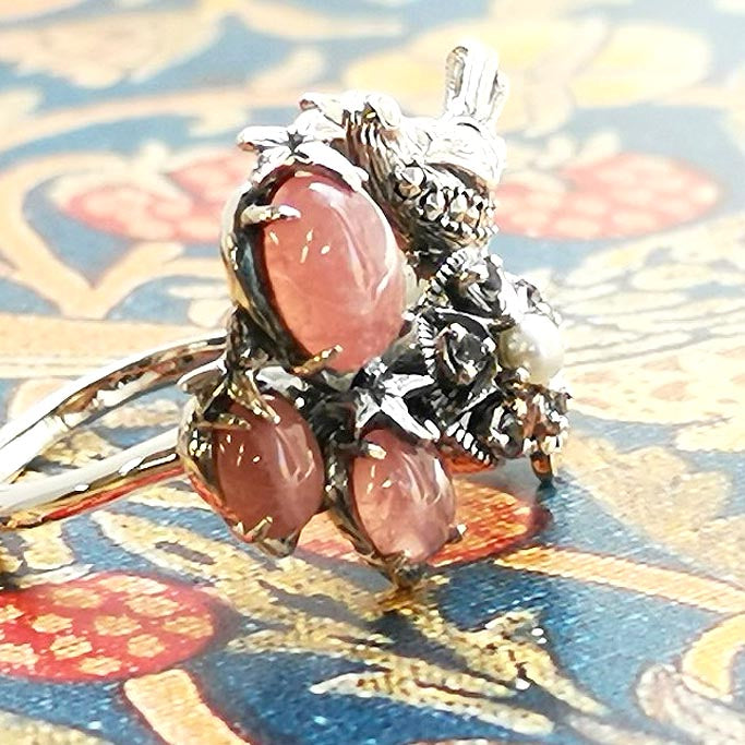 一部再入荷】SVウィリアム・モリス いちご泥棒ローズクォーツ