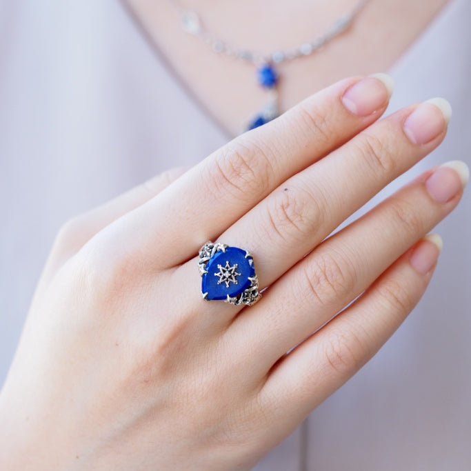 SVダイヤモンド&ラピスラズリリング – 碌山ショップ