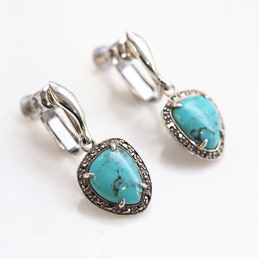 SVネットトルコ石(ターコイズ)イヤリング – 碌山ショップ