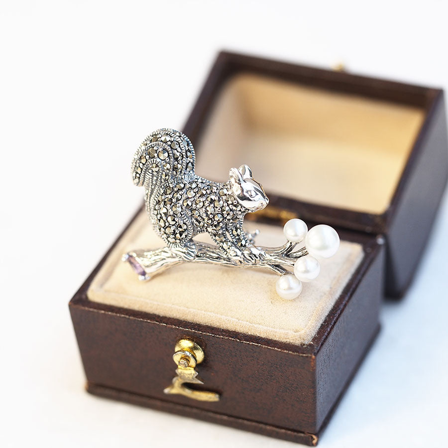 碌山　アメジストとパールのブローチ ☆おすすめ：ブローチ – タグ 